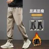 Pantalones Deportivos Casuales Pesados Transfronterizos para Hombre 2025 Nuevo Primavera y Otoño Sueltos Pantalones Deportivos de Otoño e Invierno para Adolescentes