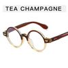 Gafas de Marco Redondo Alas de Ángel para Mujer, Modernas, Simples, con Luz Anti-Azul, Planas para Estudiantes, Marco de Gafas Artístico y para Miopía