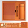 Conjunto de Caixa de Presente com Caderno A5 Transfronteiriço com Logotipo Personalizado, Caderno de Negócios em Sarja, Caixa de Presente com Caneca Térmica para Escolas e Empresas