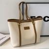 Bolsa Tote para Mujer 2026 Nueva de Gran Capacidad para Viajes Cotidianos Otoño e Invierno Versátil Bolso de Hombro Texturizado Bolsa para Estudiantes Universitarios