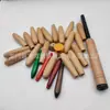 Los fabricantes suministran mango de madera maciza con gato divertido palo con gato divertido mango de madera de loto mango de juguete de gato divertido de madera
