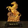 Diwansi regalo galvanoplastia oro adornos de caballo artesanías sala de estar hogar fortuna tienda decoración de oficina venta al por mayor