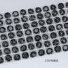 Rhinestones Octagonales Corte Rosa Dongzhou de 8 mm, Rhinestones Brillantes K9 con Base Puntiaguda, Nuevas Decoraciones para Uñas, Rhinestones para Accesorios de Aretes DIY