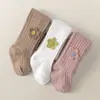 Nuevos Pantalones de Malla con Estampado Floral 3D Estilo Coreano Simple para Bebés Niñas, Leggings Versátiles, Primavera y Otoño 2026