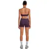 Conjunto de yoga invisible plisado transfronterizo con cuello halter, cintura alta, ajustado, realzador de glúteos para mujer 7229+8402