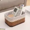 Mesa de Centro de Mesa em Bambu, Salgueiro e Rattan, Hall de Entrada, Sala de Estar, Quarto, Dormitório, Cesta de Armazenamento para Supermercado, Cesta de Armazenamento, Cesta de Lavanderia para Cosméticos