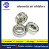 Rolamento de esferas profundo em miniatura de fábrica mudo de alta velocidade 696ZZ / RS 696z 619/6 rolamento 6 * 15 * 5mm