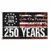 Modelo Novo Transfronteiriço da Bandeira Comemorativa do 250º Aniversário Americano para Decoração Externa e Banner para Fotos