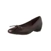 Zapatos tipo mocasín de piel de oveja estilo vintage, punta redonda, poco profundos, suela blanda, con lazo, adecuados para ir al trabajo, con aumento de altura interno, zapatillas de ballet