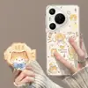 Funda de estrella colorida adecuada para Huawei Pura 90, 80 Pro Max con soporte, P70 modelo nuevo, funda dura magnética, 60 juegos