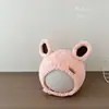 Chapéu Infantil Estilo Coreano para Outono e Inverno, Gorro de Tricô Pontudo Quente e Espesso para Meninos e Meninas, Chapéu à Prova de Vento e Protetor de Orelhas
