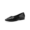 Zapatos Planos de Pliegues Retro Zhr para Mujer 2026 Nueva Moda Cómodos Versátiles Punta Fina Zapatos Mary Jane