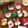 Sorpresa Navideña Bolsa Sorpresa Colgante de Muñeca Broche Corazón de Niña Pin Decorativo Versátil Colgante Regalo de Navidad para Niños
