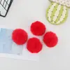 Atacado do fabricante pompom de pelúcia falso para roupas chapéus sapatos acessórios diy pingente de pompom pompom de pelo de coelho artificial falso