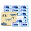 Papel de Limpeza 3 Camadas 100 Puxadas Natural Sem Perfume Guardanapo Doméstico Papel Higiênico Colorido 24 Pacotes Ou213-24R
