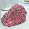 Sombrero de Pescador Rosa con Estampado de Leopardo Retro Americano Moda Primavera y Verano para Niños Sombrero de Personalidad Adelantado Mostrar Cara Pequeño Parasol Gorra de Béisbol