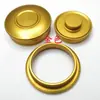 Té puede aleación de aluminio tapa accesorios botella botella de vino modificada botella de vino vacía corte con tapa dorada estilo chino nueva modificación