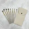 Set de Brochas Suaves para Sombras de Ojos Cangzhou de 8 Piezas Brochas de Maquillaje para Principiantes en Maquillaje de Ojos Sombra de Nariz Mezcla Detalle Pincel de Hoja para Delineador