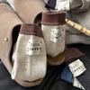 Calcetines de Otoño e Invierno para Mujer con Bloques de Color, Talón de Hilo, Etiqueta Colorida, Hasta la Mitad de la Pantorrilla, Estilo Japonés, Doble Aguja, Calcetines Slouch Modernos Retro