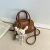 Bolsos Pequeños de Moda de Este Año para Mujer 2025 Nuevo Bolso Versátil de Hombro Cruzado de Moda Bolso Estilo Bowling de Primavera y Verano para Mujer
