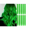 Perucas e Extensões de Cabelo para Mulheres, Venda Quente Transfronteiriça, Comércio Exterior, Conjunto de Cinco Peças, Estilo Cosplay Orelha Colorida, Peça Única de Cabelo Longo Reto Realista 58cm