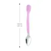 Cuchara para Puré de Frutas de Acero Inoxidable 304 Cuchara Creativa para Puré de Frutas Doble Cabeza Multifuncional Práctica Cuchara para Frutas Cuchara para Postres