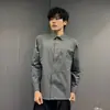 Estilo Nuevo de Primavera y Otoño para Hombre Estilo Ropa de Trabajo Retro Japonés Popular Ropa de Trabajo Casual Holgada Versátil Camisa Chaqueta de Manga Larga
