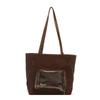 Primavera 2025 Nuevo Bolso Simple de Moda Campus Gran Capacidad Bolso de Dolor Diseño Lindo Bolso Tote de Hombro para Mujeres