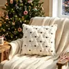 Funda de Almohada Navideña Popular Transfronteriza, Almohada de Peluche Navideña Decoración Festiva para el Hogar Cojín para Sofá Funda de Almohada Venta al por Mayor
