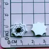 Mini fantasma de Halloween creativo, crema de pegamento para bricolaje, funda para teléfono móvil, tocado, pinza para el cabello, accesorios de resina hechos a mano, venta al por mayor
