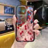 Diseño de Moño de Cereza a Pantalla Completa Transfronterizo Adecuado para Funda de Teléfono Apple 18Pm, Funda Transparente, Cubierta Magnética para Teléfono iPhone 17
