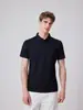 Camisa polo escolar unisex de manga corta con cuello para uniforme de campus y clase, bordado e impresión de logo personalizado, camisa cultural con cuello