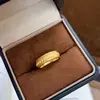 Anillo Chapado en Oro de 24 Quilates con Fuerte Retención del Color, Nuevo Estilo Chino, Artesanía Retro, Diseño de Moneda de Cobre Dorado, Simbolizando Riqueza
