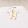 Colgante de oro brillante de 14 quilates con 26 letras en inglés de AliExpress Explosions, ideal para collares y pulseras.