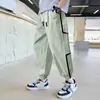 Pantalones Casuales para Niños Verano Nuevos Joggers Infantiles de Moda Deportivos Para Niños Medianos y Mayores Estudiantes de Seda Helada Repelente de Mosquitos Pantalones Largos