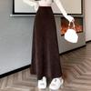 Elegante Falda de Cola de Pez para Mujer, Nueva Moda Otoño 2026 Falda Larga, Falda de Cintura Alta Adelgazante de Línea A, Ceñida a la Cadera A6819