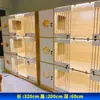 L Venta al por mayor Villa para Gatos Casa para Gatos Nido para Gatos Casa para Gatos Casa para Gatos Tienda de Mascotas Lujo Madera Maciza Exhibición Gabinete de Cría para Gatos Fábrica
