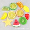 Accesorios de Fruta de Rodaja de Limón Hueca Accesorios para Casa de Muñecas DIY Accesorios para Fotos Diadema DIY Pasador Joyería
