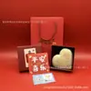 Amor en el Día de San Valentín Chino 52Mg Pieza de Oro en Forma de Corazón Oro Puro 999 Regalo del Día de San Valentín Chino Concha de Agua Oro al por Mayor