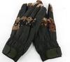 Atacado 03 Luvas Inverno Veludo Camuflado Esqui Fã Militar Camping Algodão Luvas Ciclismo ao Ar Livre Quentes Algodão