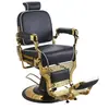 Silla de barbero vintage para salón transfronterizo, silla antigua, silla de corte para salón de peluquería, silla reclinable para peinado de cabeza de aceite, venta al por mayor de fábrica original