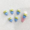 Novos Acessórios de Arte para Unhas Cartoon Luminosos Pirulito Estéreo Sapo Fruta Fluorescente Gato Acessórios para Unhas