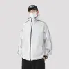 Jaqueta Workwear Americana Masculina Primavera e Outono Jaqueta Bomber Marca Tendência Masculina Retrô Bonito Top