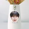 Boynextdoor Lee Changhe Mingzai Hwan Chaveiro Acrílico Branco Dupla Face Suporte Bolsa Mochila Pingente