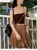 ¡Versión Correcta! Falda Oversize Estilo Maillard con Lunares de Terciopelo, Nuevo Diseño Corto para Mujer Primavera/Verano 2026