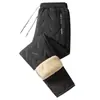 Pantalones Cálidos de Invierno para Hombre Pantalones Gruesos de Terciopelo Ártico Pantalones Casuales Planos Pantalones Tobilleros Cortavientos e Impermeables Pantalones Deportivos de Pierna Recta