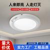 Luz de techo con inducción de cuerpo humano pasillo de escaleras magnética a prueba de tres factores luz led carga carga larga duración panel ultra-delgado luz inteligente