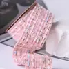 Honeycul Combinación de Colores Estilo Chanel Cinta a Cuadros Lazo DIY Accesorios para el Cabello Flores Empaque para Hornear Cinta de Pajarita