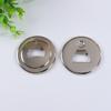 Hojalata 40/58mm Material base Rigu yum diy metal llavero insignia en blanco consumibles de plástico