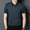 Estilo Igual ao TikTok Verão 2022 Nova Camisa Masculina Sem Costura de Manga Curta, Camisa Masculina de Secagem Rápida Atacado